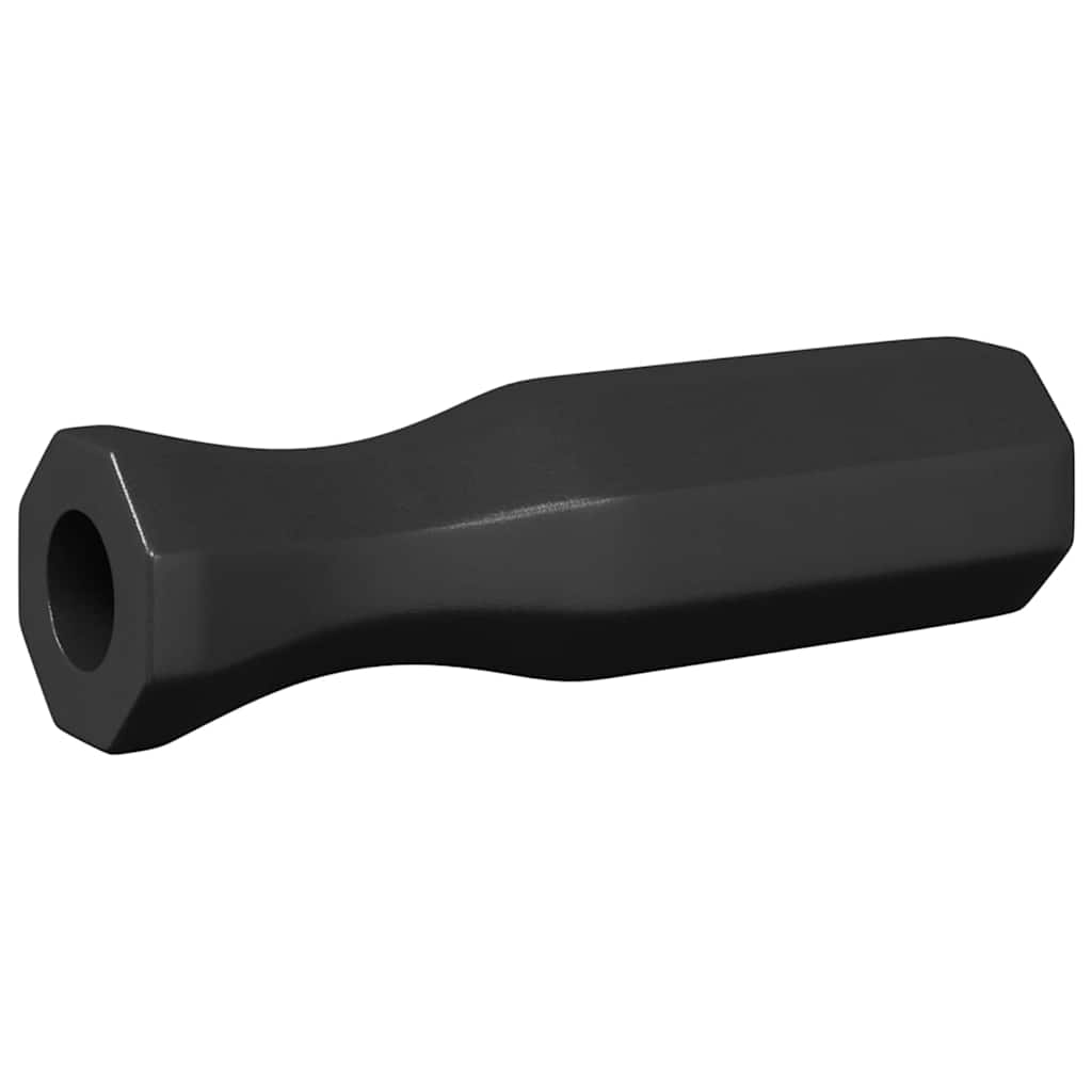 vidaXL Foosball Table Handles 10 pcs Black 3.1 x 3.1 x 17.8 cm PP