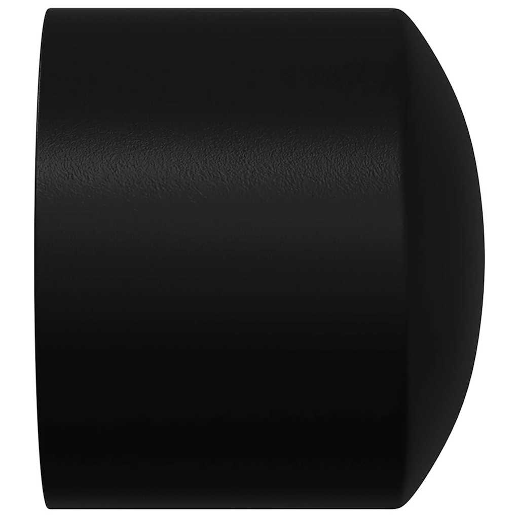 vidaXL Foosball Table End Caps 10 pcs Black 1.9 x 1.9 x 1.6 cm PP