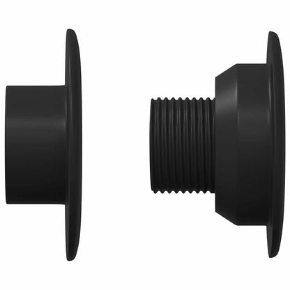 vidaXL Foosball Table Bearings 10 pcs Black 5 x 5 x 2.8 cm PP