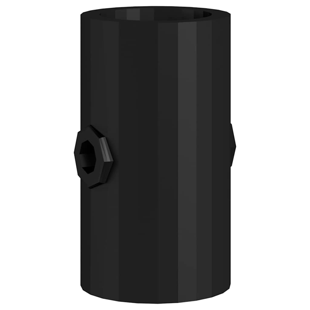 vidaXL Foosball Table Stoppers 10 pcs Black 1.7 x 1.7 x 3.2 cm PP