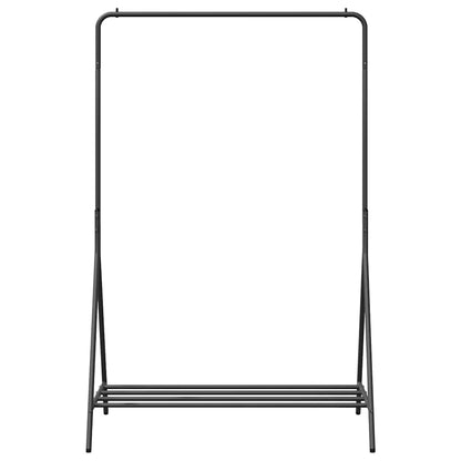 vidaXL Clothes Rack with Storage Black 100 x 56 x 154 cm Steel