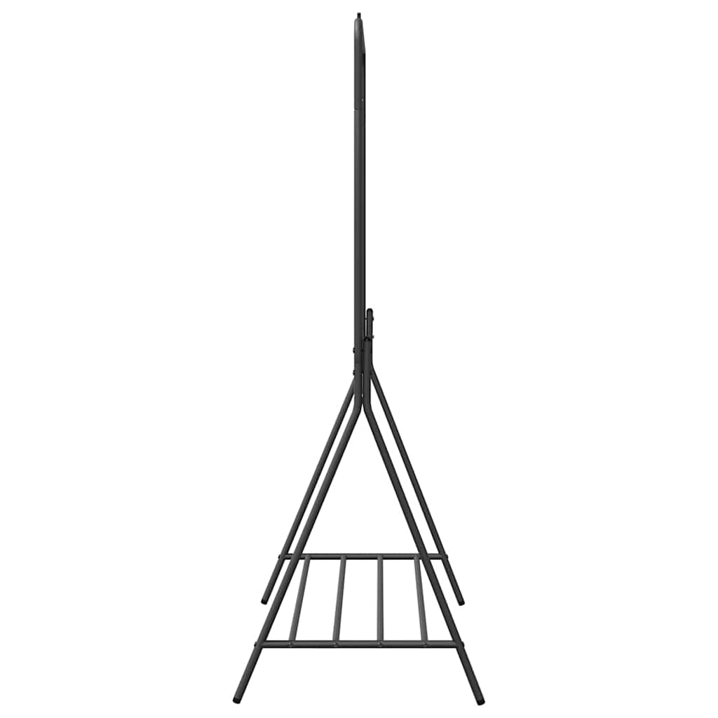 vidaXL Clothes Rack with Storage Black 100 x 56 x 154 cm Steel