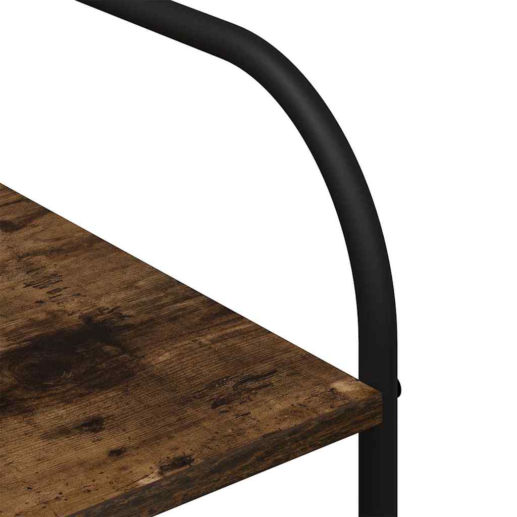 vidaXL Clothes Rack Brown Oak 120 x 44 x 160 cm Engineered Wood