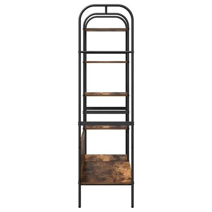 vidaXL Clothes Rack Brown Oak 120 x 44 x 160 cm Engineered Wood