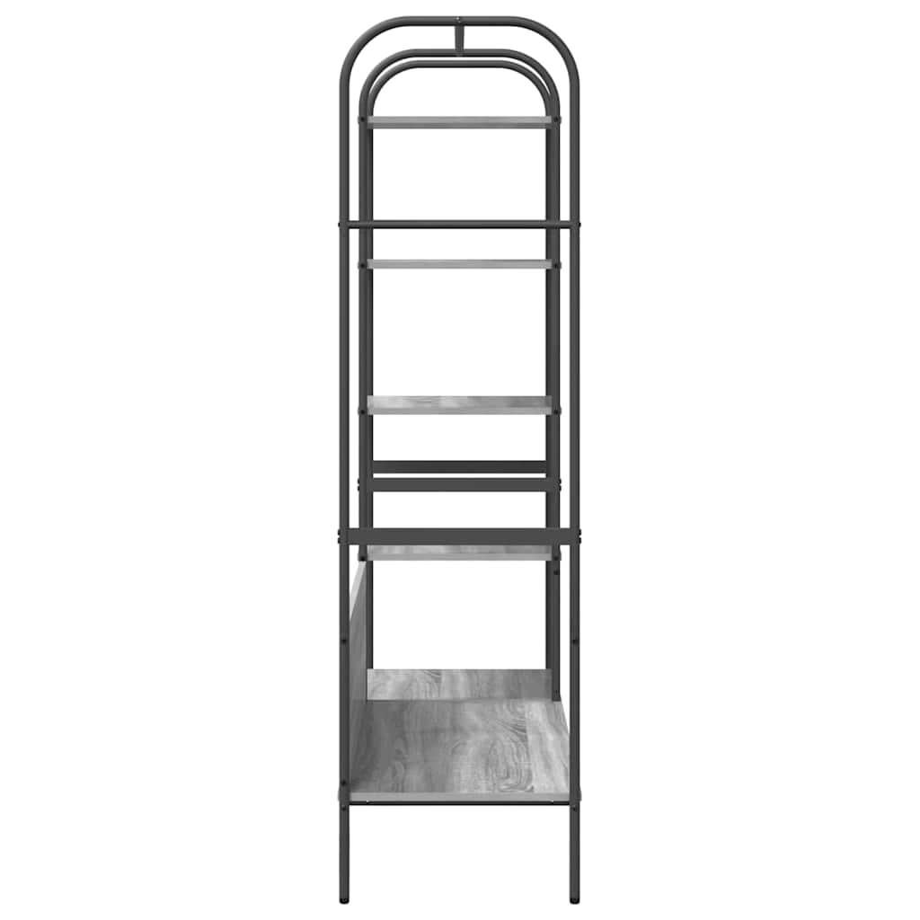 vidaXL Clothes Rack with Shelf Grey 120 x 44 x 160 cm Engineered Wood
