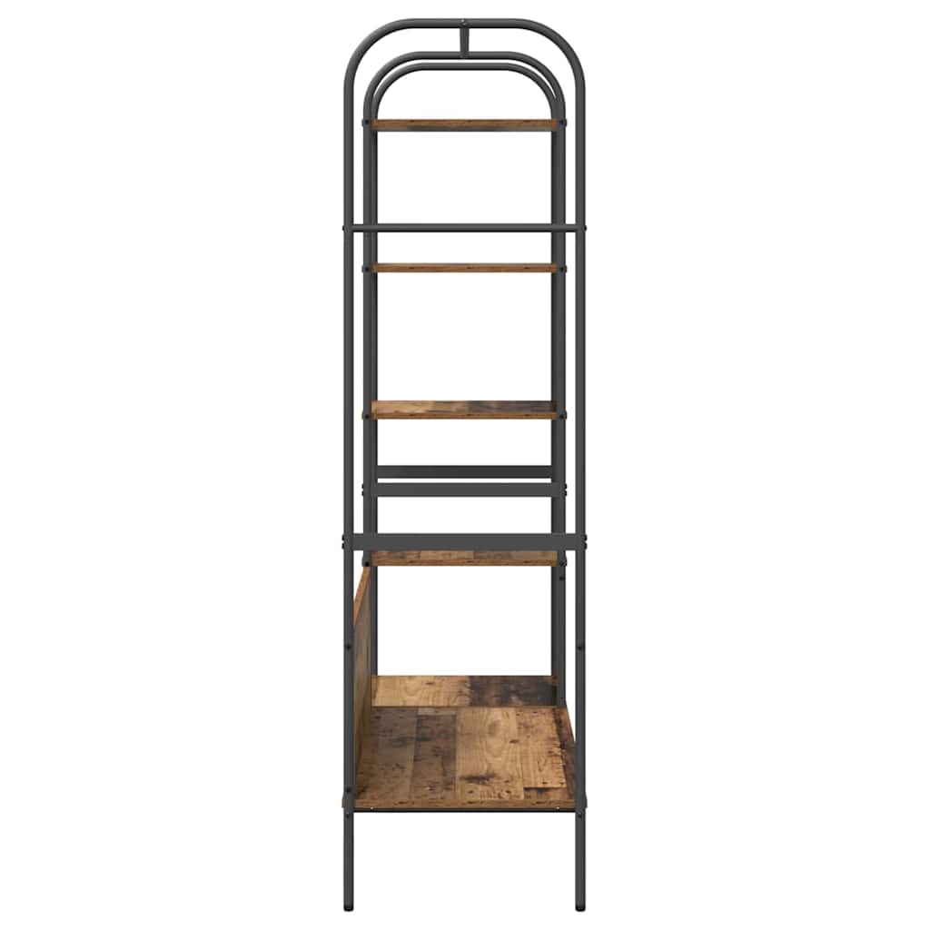 vidaXL Clothes Rack with Shelf Brown 120 x 44 x 160 cm Engineered Wood