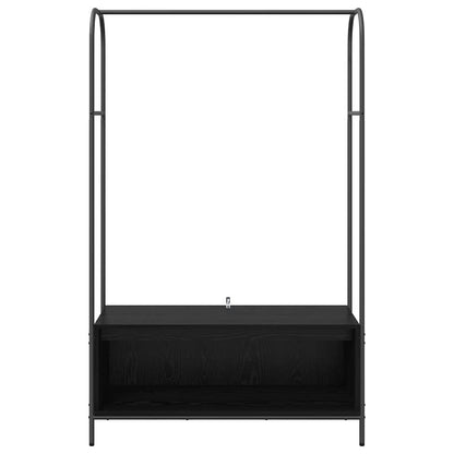 vidaXL Clothes Rack Black 100 x 44 x 160 cm Engineered Wood