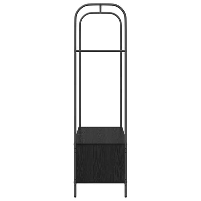 vidaXL Clothes Rack Black 100 x 44 x 160 cm Engineered Wood