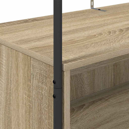 vidaXL Clothes Rack Brown Oak 100 x 44 x 160 cm Engineered Wood