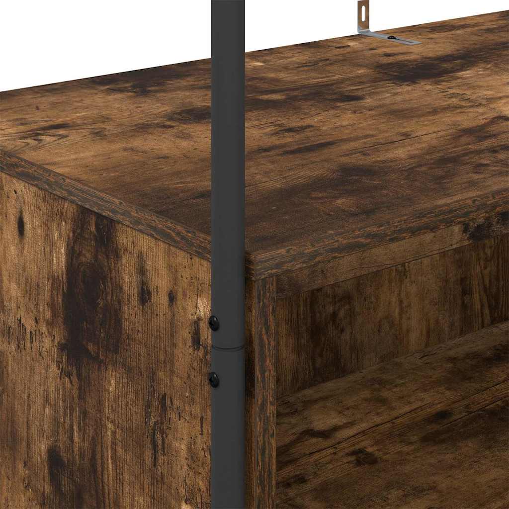 vidaXL Clothes Rack Brown Oak 100 x 44 x 160 cm Engineered Wood