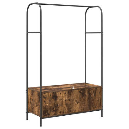 vidaXL Clothes Rack Brown Oak 100 x 44 x 160 cm Engineered Wood