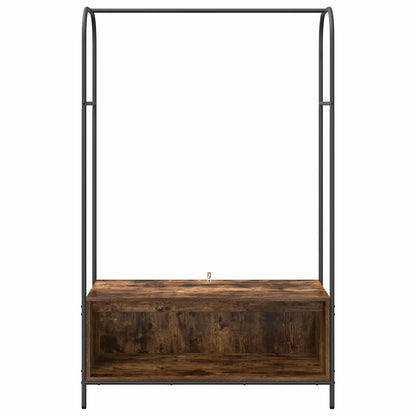 vidaXL Clothes Rack Brown Oak 100 x 44 x 160 cm Engineered Wood