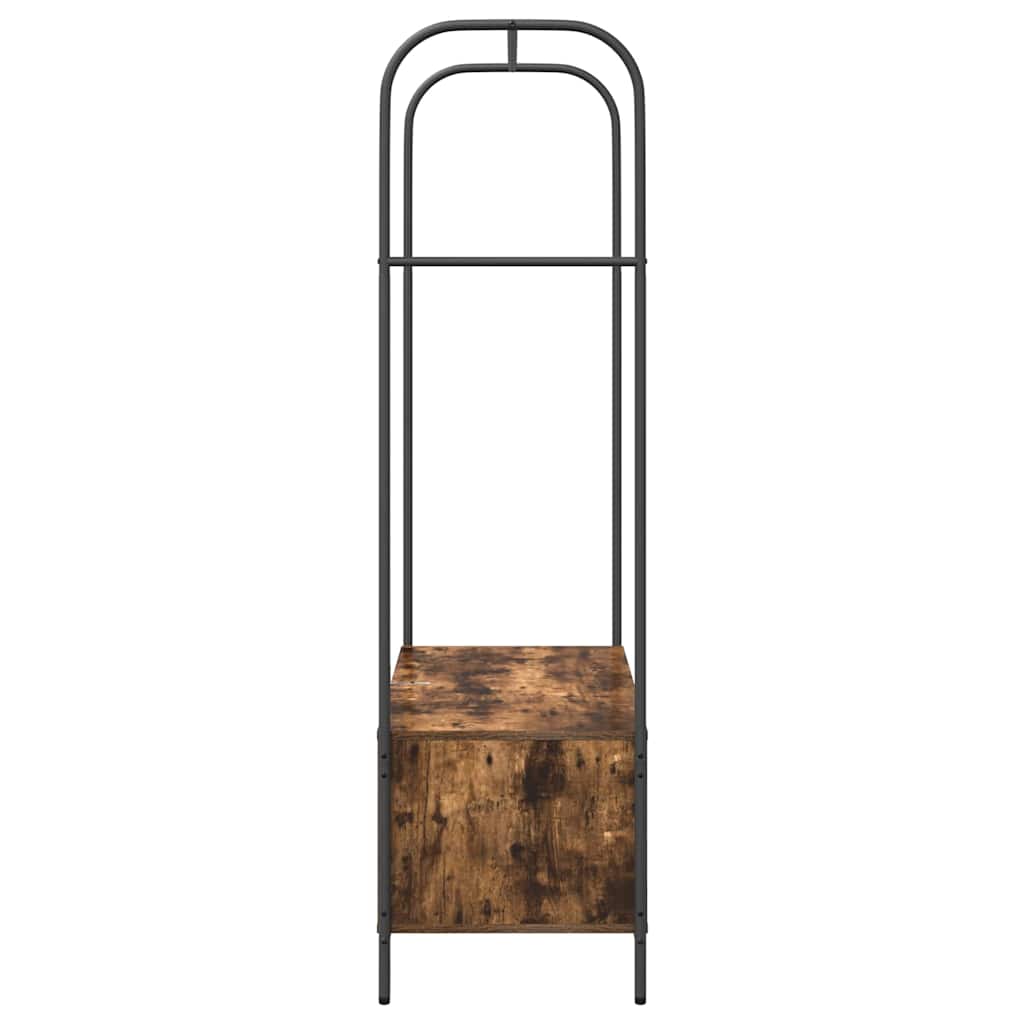 vidaXL Clothes Rack Brown Oak 100 x 44 x 160 cm Engineered Wood
