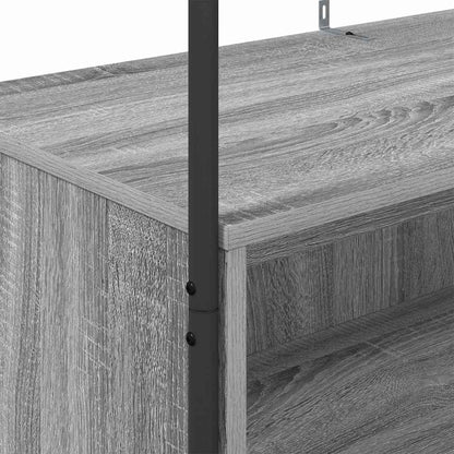 vidaXL Clothes Rack Grey 100 x 44 x 160 cm Engineered Wood