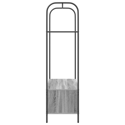 vidaXL Clothes Rack Grey 100 x 44 x 160 cm Engineered Wood