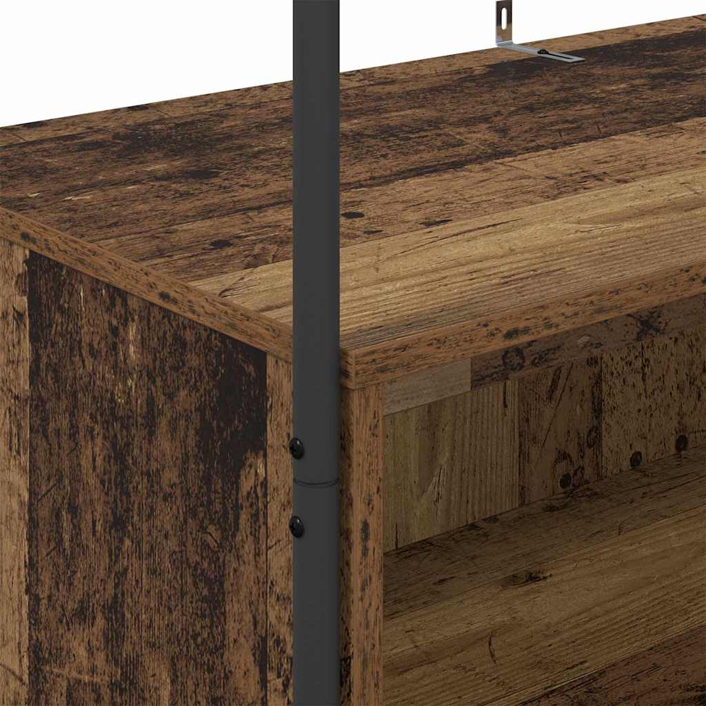 vidaXL Clothes Rack Brown Oak 100 x 44 x 160 cm Engineered Wood