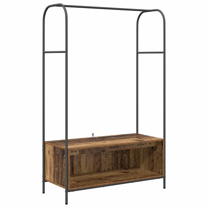 vidaXL Clothes Rack Brown Oak 100 x 44 x 160 cm Engineered Wood