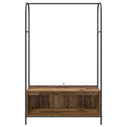 vidaXL Clothes Rack Brown Oak 100 x 44 x 160 cm Engineered Wood