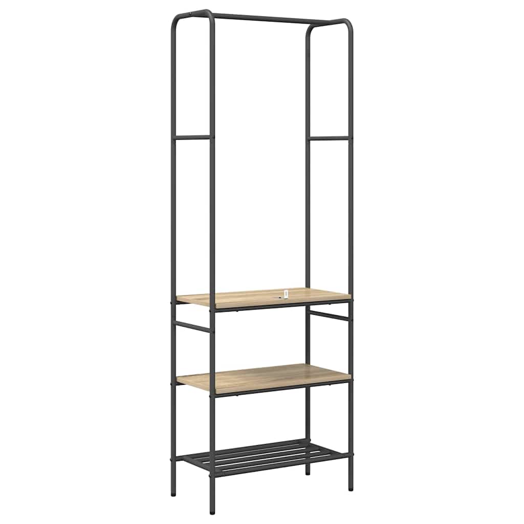 vidaXL Clothes Rack Sonoma Oak 60 x 30 x 171 cm Engineered Wood