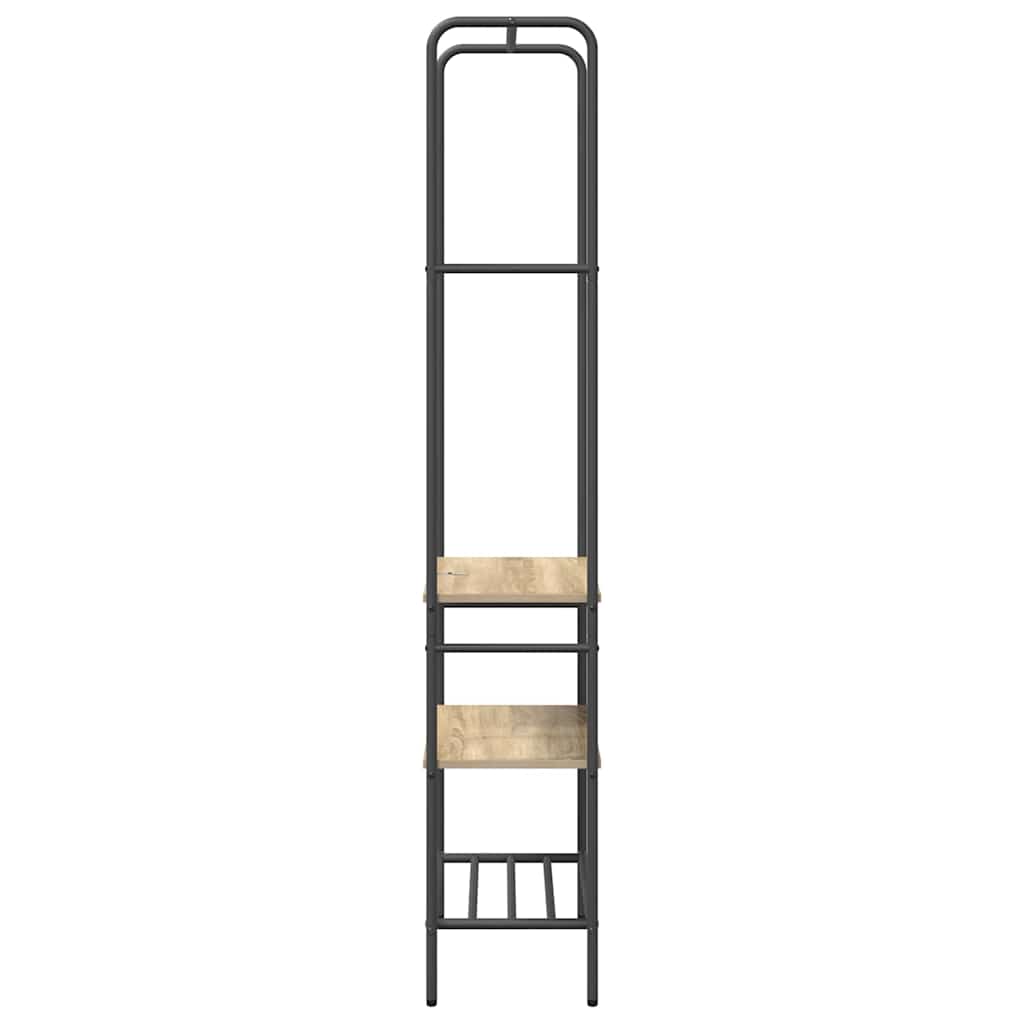 vidaXL Clothes Rack Sonoma Oak 60 x 30 x 171 cm Engineered Wood