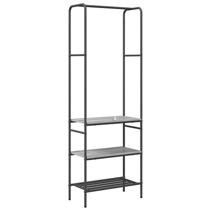 vidaXL Clothes Rack Grey sonoma 60 x 30 x 171 cm Engineered Wood