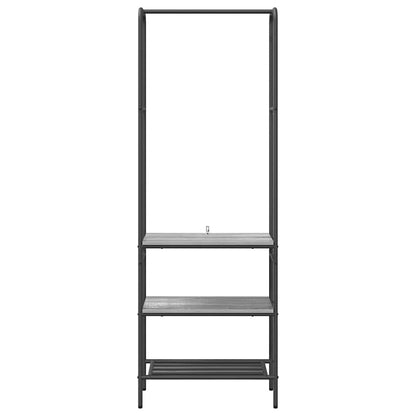 vidaXL Clothes Rack Grey sonoma 60 x 30 x 171 cm Engineered Wood