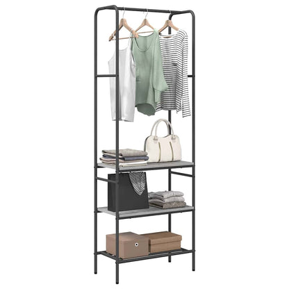 vidaXL Clothes Rack Grey sonoma 60 x 30 x 171 cm Engineered Wood