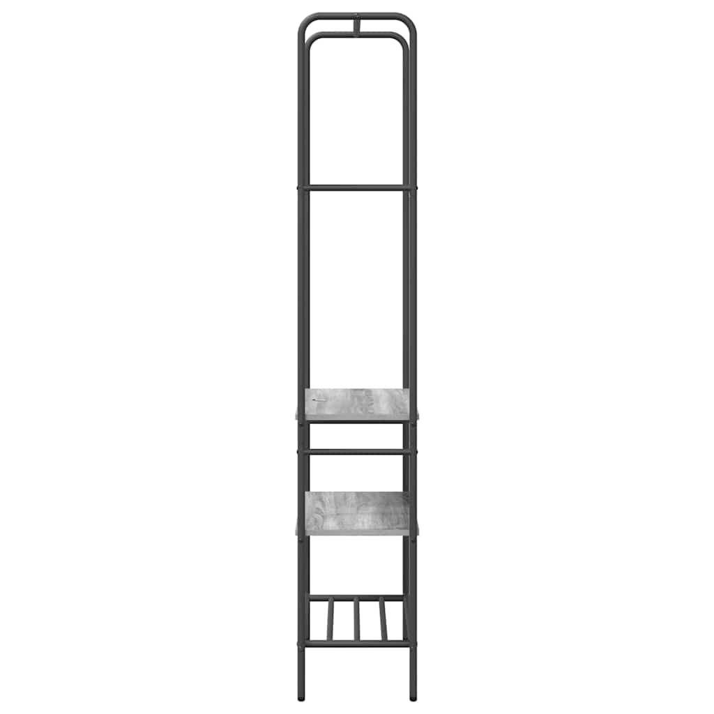 vidaXL Clothes Rack Grey sonoma 60 x 30 x 171 cm Engineered Wood
