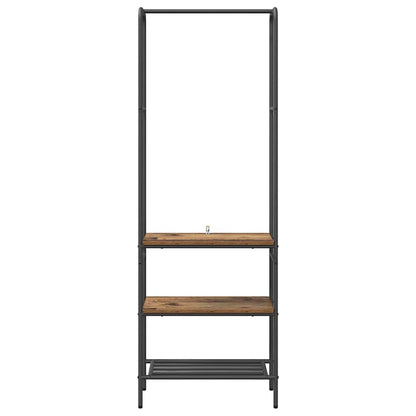 vidaXL Clothes Rack Old wood 60 x 30 x 171 cm Engineered Wood