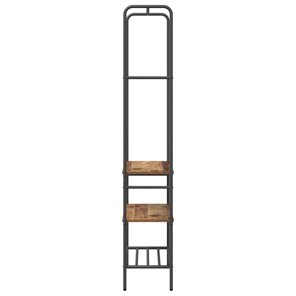 vidaXL Clothes Rack Old wood 60 x 30 x 171 cm Engineered Wood