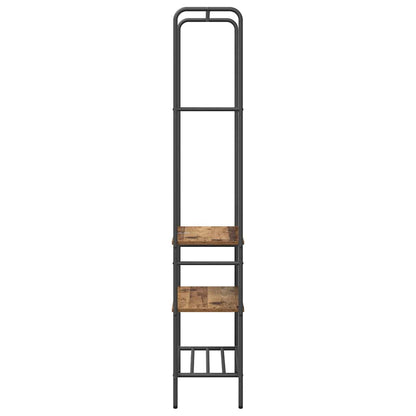 vidaXL Clothes Rack Old wood 60 x 30 x 171 cm Engineered Wood