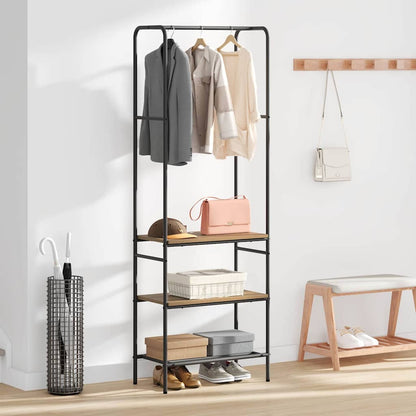 vidaXL Clothes Rack Artisan Oak 60 x 30 x 171 cm Engineered Wood