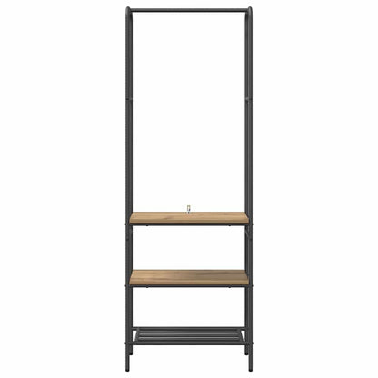 vidaXL Clothes Rack Artisan Oak 60 x 30 x 171 cm Engineered Wood