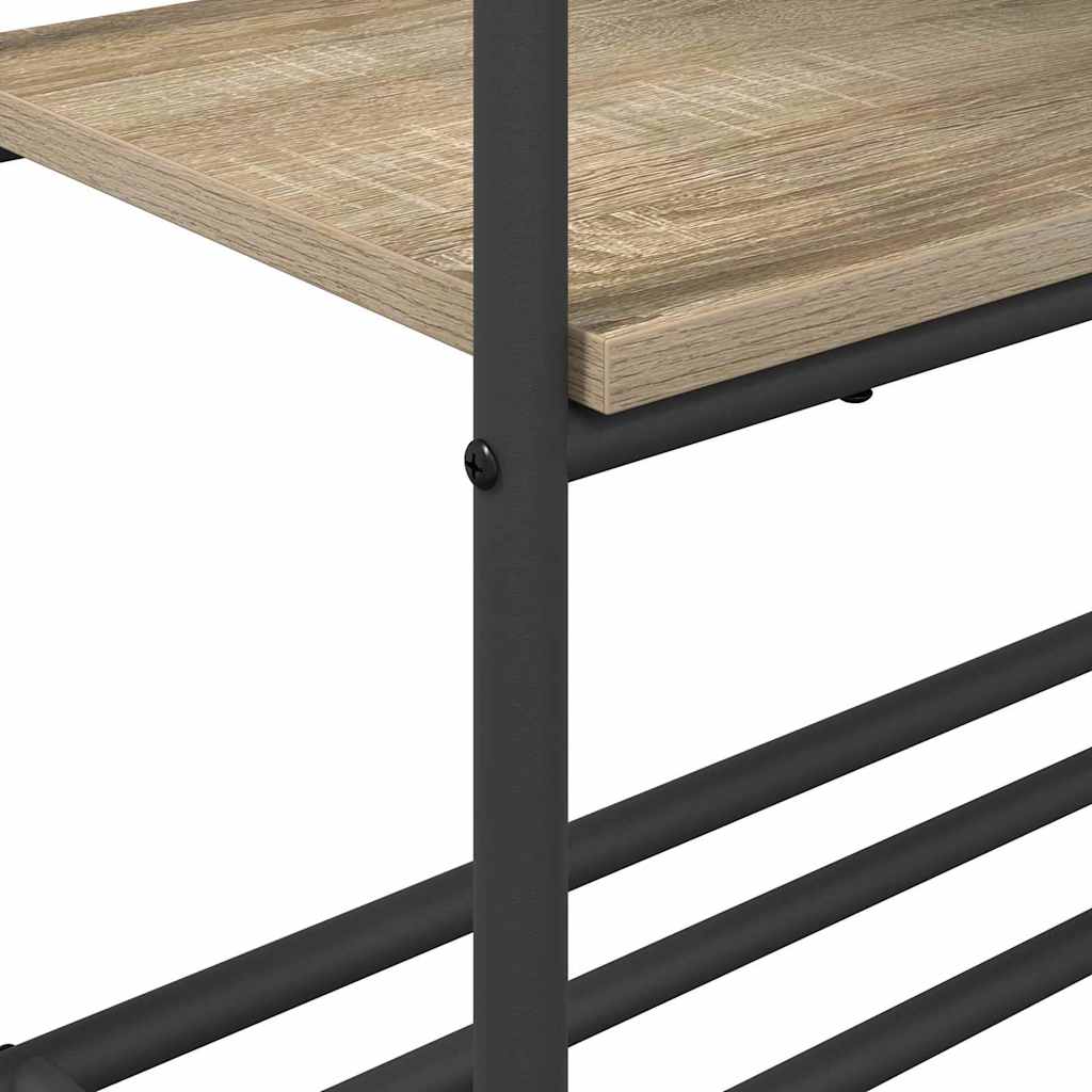 vidaXL Clothes Rack Sonoma Oak 77 x 30 x 171 cm Engineered Wood