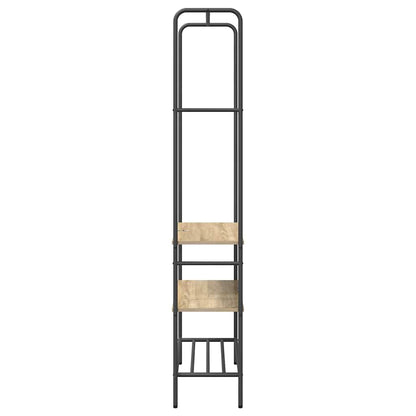vidaXL Clothes Rack Sonoma Oak 77 x 30 x 171 cm Engineered Wood