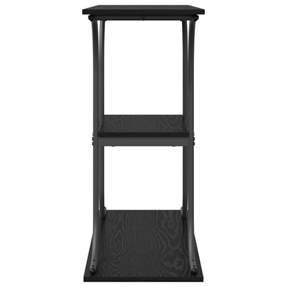 vidaXL Console Table Black Oak 101 x 35 x 80.5 cm Engineered Wood