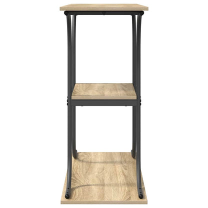 vidaXL Console Table Sonoma Oak 101 x 35 x 80.5 cm Engineered Wood