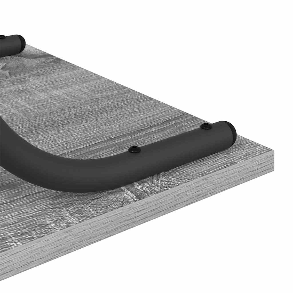 vidaXL Console Table Grey Sonoma 101 x 35 x 80.5 cm Engineered Wood
