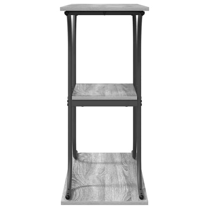 vidaXL Console Table Grey Sonoma 101 x 35 x 80.5 cm Engineered Wood