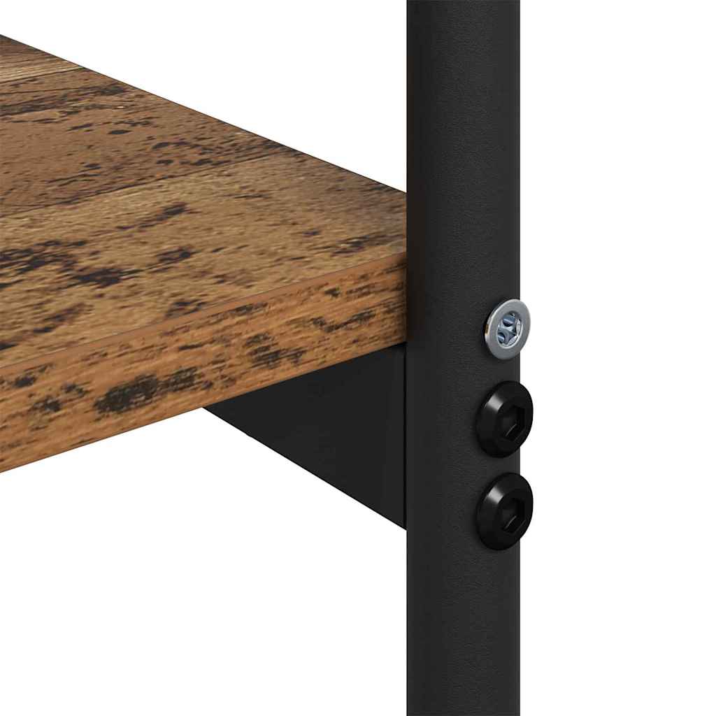 vidaXL Console Table Old Wood 101 x 35 x 80.5 cm Engineered Wood
