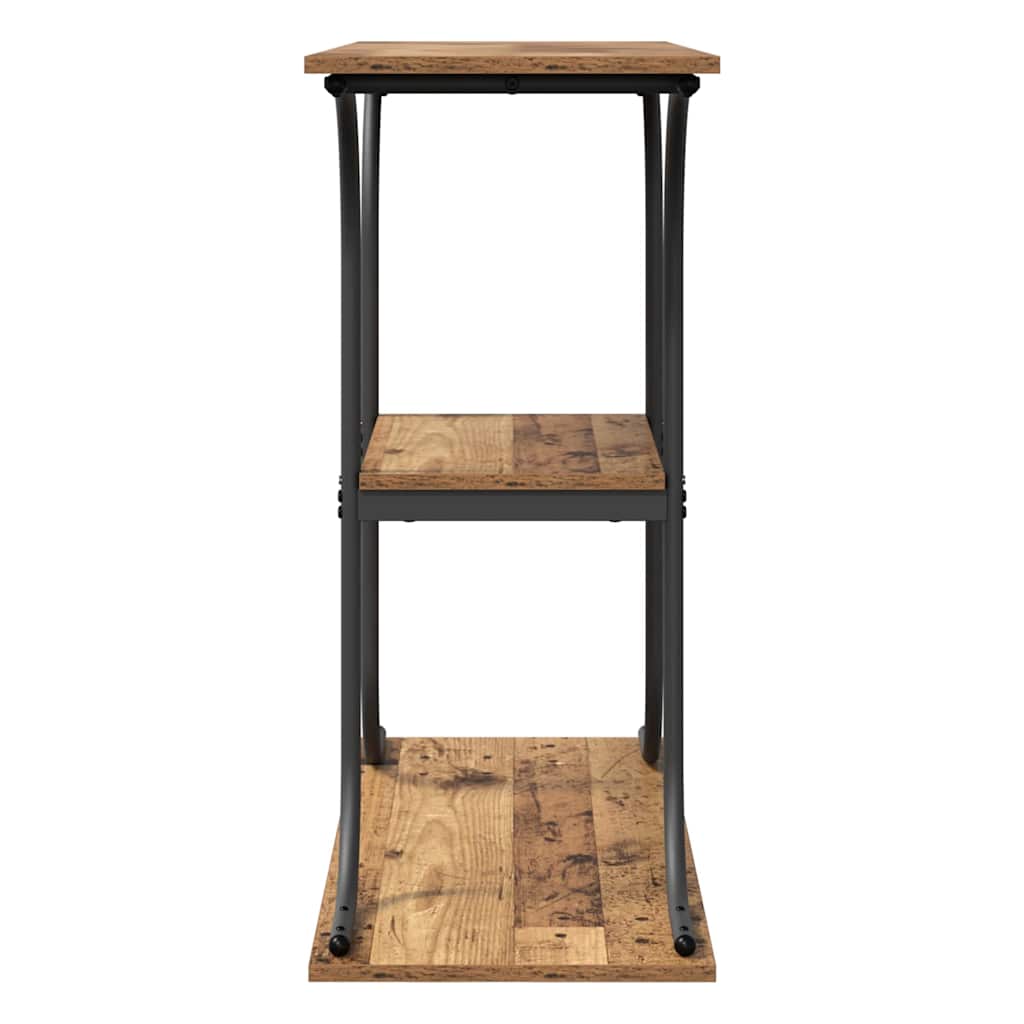 vidaXL Console Table Old Wood 101 x 35 x 80.5 cm Engineered Wood