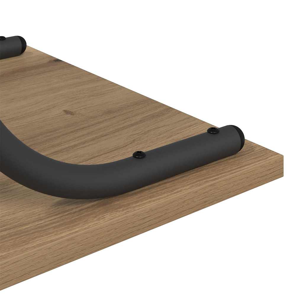 vidaXL Console Table Artisan Oak 101 x 35 x 80.5 cm Engineered Wood