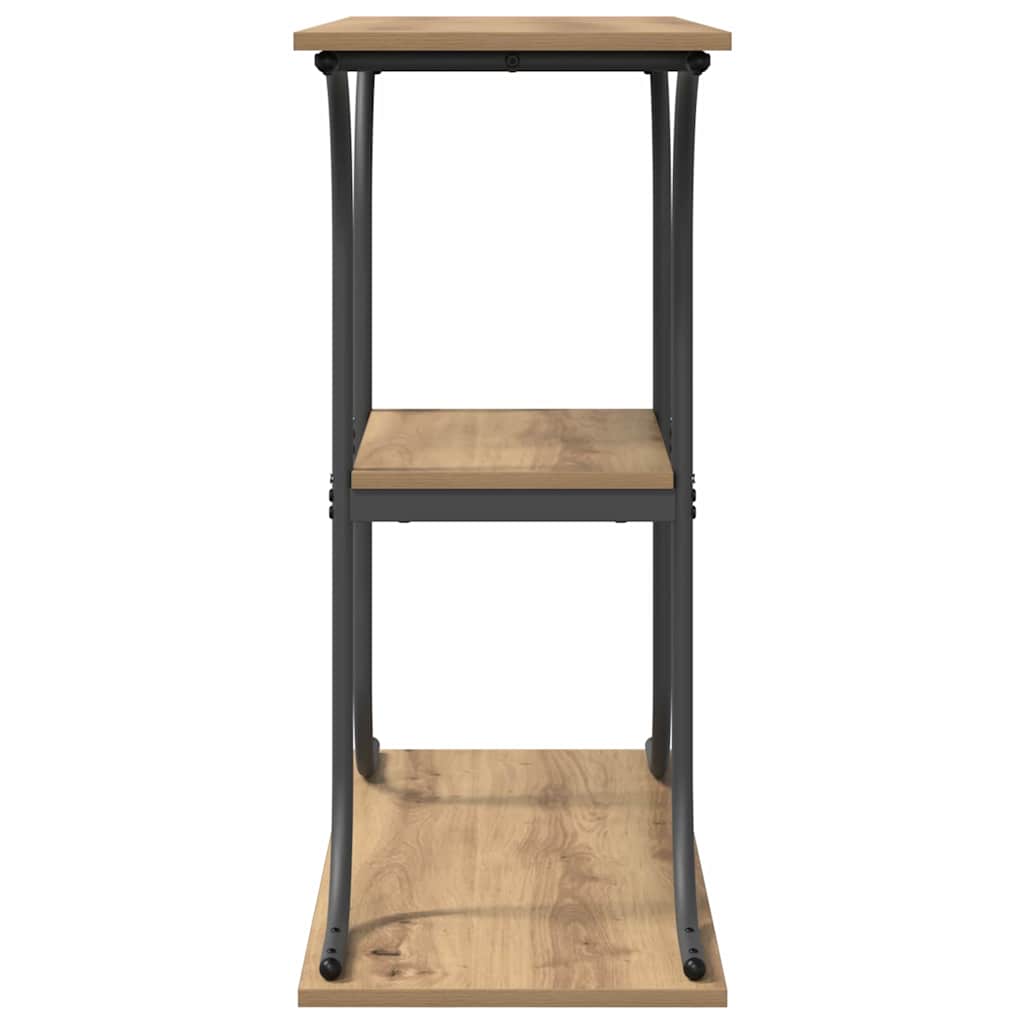 vidaXL Console Table Artisan Oak 101 x 35 x 80.5 cm Engineered Wood