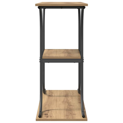 vidaXL Console Table Artisan Oak 101 x 35 x 80.5 cm Engineered Wood