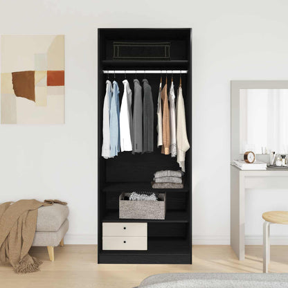 vidaXL Wardrobe Artisan Oak 80 x 50 x 200 cm Engineered Wood