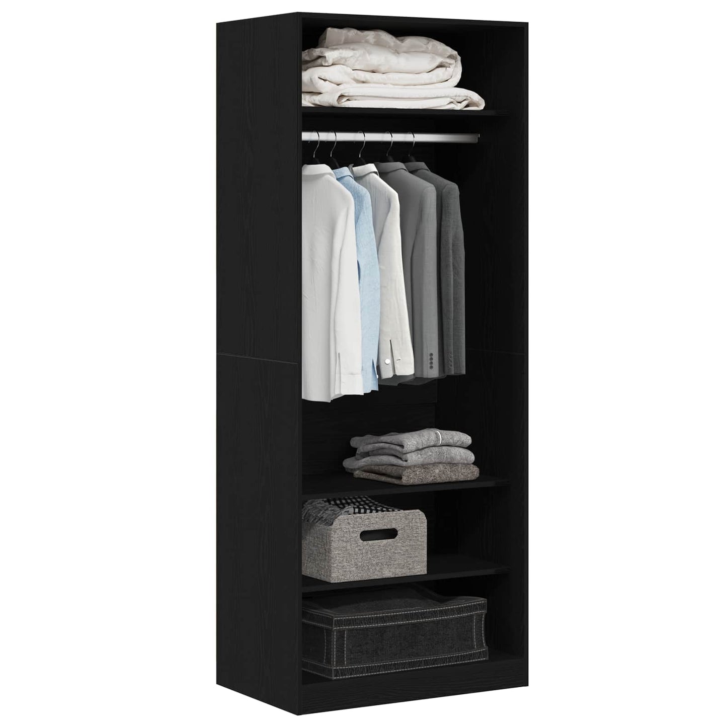 vidaXL Wardrobe Artisan Oak 80 x 50 x 200 cm Engineered Wood