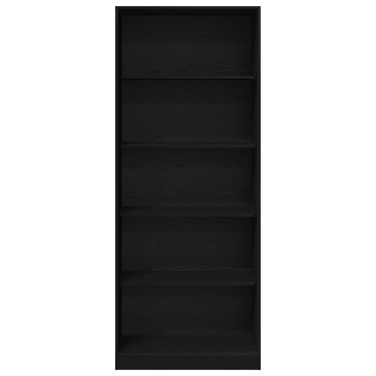 vidaXL Wardrobe Black Oak 80 x 50 x 200 cm Engineered Wood