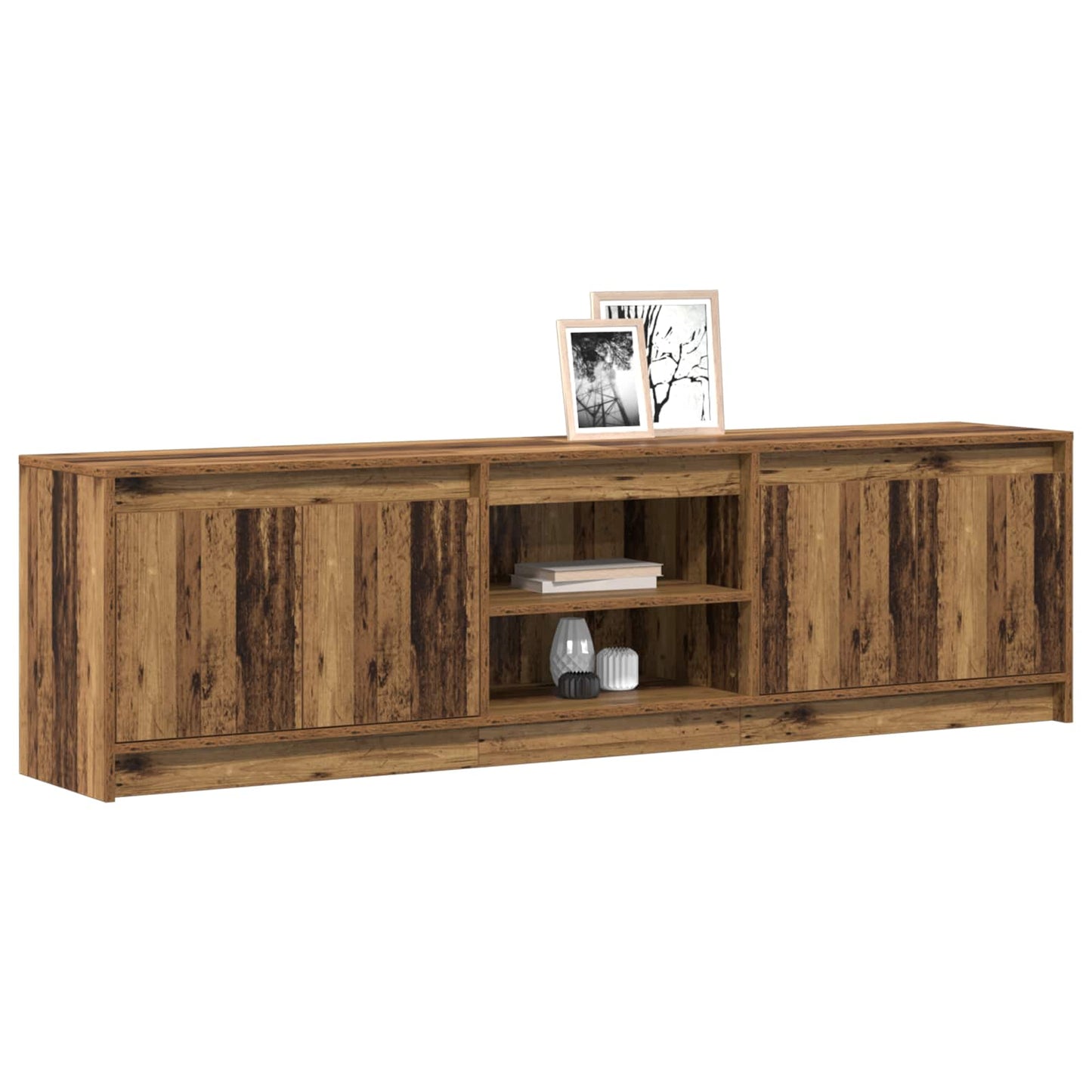 vidaXL TV Units 180 x 34 x 50 cm Brown Engineered wood