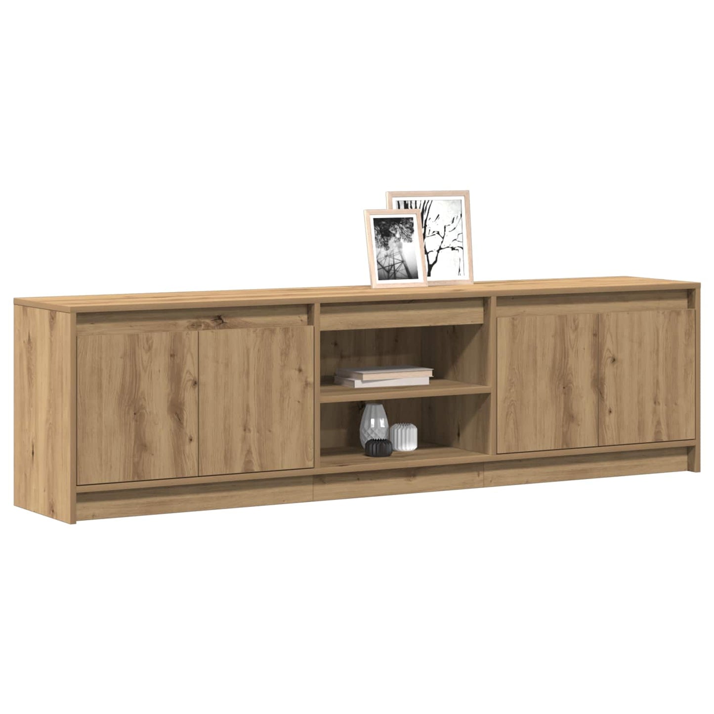 vidaXL TV Units 180 x 34 x 50 cm Brown Engineered wood