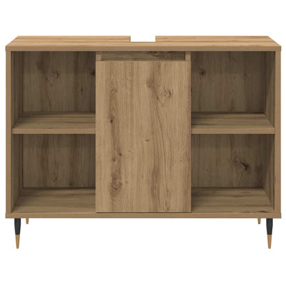 vidaXL Bathroom Furniture Set 3 pcs Artisan Oak Engineered Wood